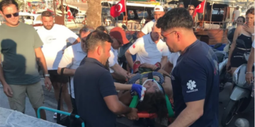 Bodrum’da Elektrikli Bisiklet Kazası: Kadın Sürücü Yaralandı