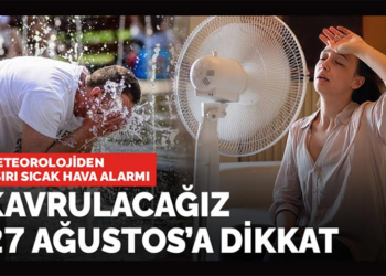 Sıcak Hava Dalgasında Kritik Tarih 27 Ağustos!