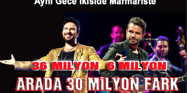 MEGASTAR FARKI! Tarkan 36 Milyon, Kenan Doğulu 6 Milyon TL’ye Sahne Alacak