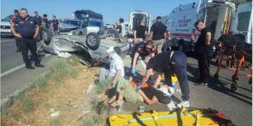 BODRUM İZMİR YOLUNDA FECİ KAZA