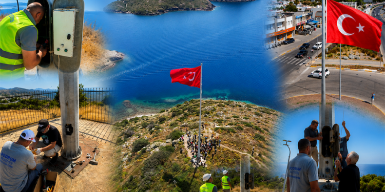 Şanlı Bayrağımızın Dalgalandığı Noktalarda Kapsamlı Bakım