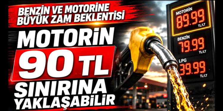 Litresi 90 TL’yi Aşacak: Sürücüleri Yıkacak Rekor Motorin Zammı Yolda