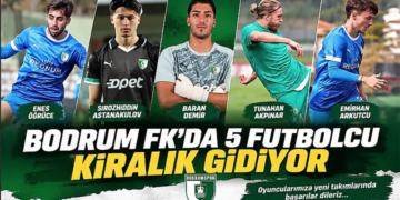 Bodrum FK’da 5 futbolcu kiralık gidiyor