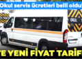 Muğla’da Okul Servis Ücretleri Belli Oldu! İşte Yeni Tarifeler