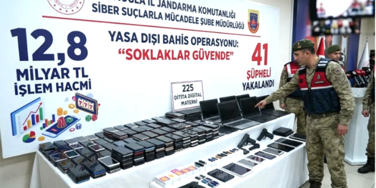 SİBER TAKİBE TAKILDILAR: BODRUM’DA 12,8 MİLYAR LİRALIK BAHİS VURGUNU!