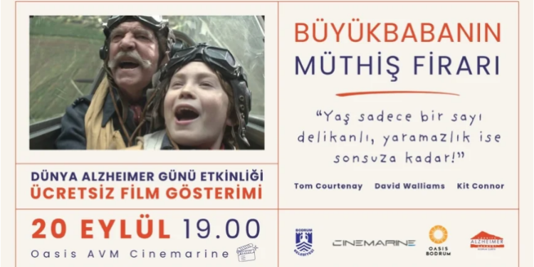 BODRUM’DA ALZHEİMER FARKINDALIĞI İÇİN ÜCRETSİZ FİLM GÖSTERİMİ