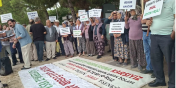 MUĞLA’DA ÇİMENTO FABRİKASINA KARŞI ADALET NÖBETİ SÜRÜYOR