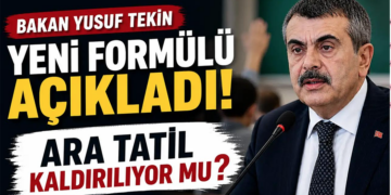 Okullarda ara tatil kaldırılıyor mu? Bakan Tekin açıkladı