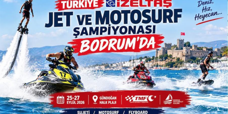 Bodrum Gündoğan, Türkiye Su Jeti ve Motosurf Şampiyonası’na Ev Sahipliği Yapıyor