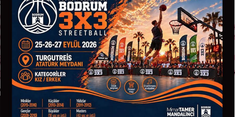 Bodrum’da Streetball heyecanı başlıyor