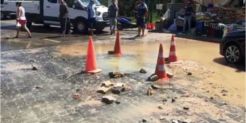 TORBA’DA İSALE HATTI YİNE PATLADI