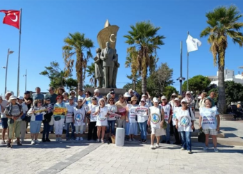 Emeklinin sefalet feryadı Bodrum’da meydanlara taşındı