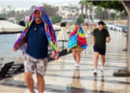 BODRUM’DA YAĞMURA HAZIRLIKSIZ YAKALANDILAR