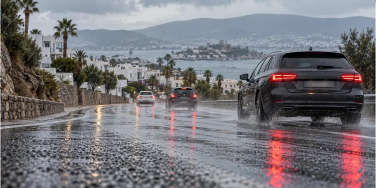 Bodrum Şoförler Odası’ndan ilk yağmur uyarısı: Fren mesafesine dikkat!