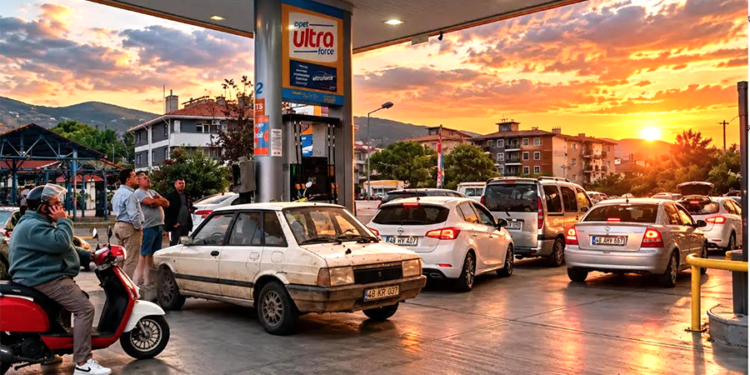 Akaryakıtta “1 Ekim” Alarmı: Menteşe’de Zam Öncesi İstasyonlarda Kuyruk Oluştu
