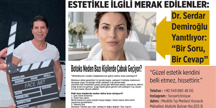 Dr. Serdar Demiroğlu, yanıtlıyor: Botoks Neden Bazı Kişilerde Çabuk Geçiyor?