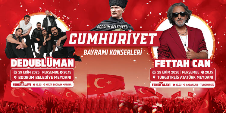 Bodrum’da Cumhuriyet Bayramı Coşkusu