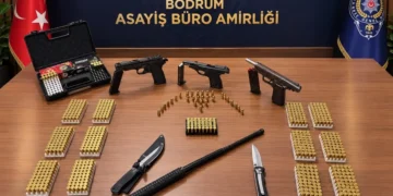 Bodrum’da silah sesleri paniğe neden oldu: 2 gözaltı