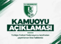 Bodrumspor’dan bahis soruşturması açıklaması