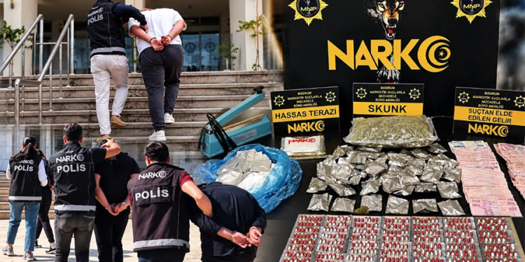 Muğla’da uyuşturucu operasyonu: 3 şüpheli tutuklandı