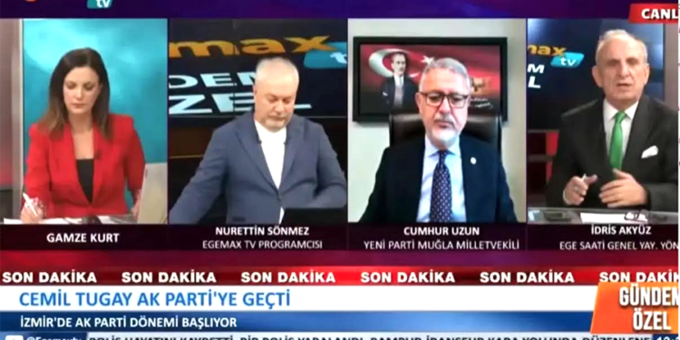 Yeni Parti Muğla Milletvekili Uzun’dan Cemil Tugay’a Tepki