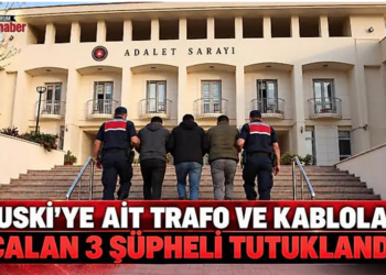 MUSKİ’ye ait trafo ve kabloları çalan 3 şüpheli tutuklandı