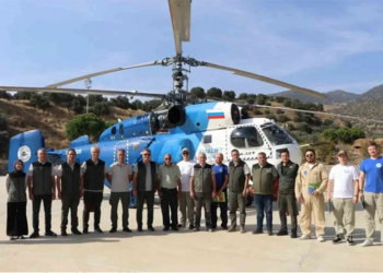 Muğla’da yangın sezonunu kapatan hava ekiplerine teşekkür