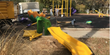 Torba’daki Haydar Ersoy Parkı’nda yenileme çalışmaları başladı
