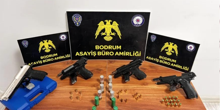 Bu silahların hepsi Bodrum’dan çıktı