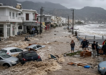 RODOS’U FIRTINA VE SAĞANAK VURDU: 1 ÖLÜ, KAYIPLAR VAR