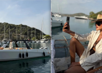 SEREN SERENGİL’İN GÖCEK’TEKİ TATİL POZLARI OLAY OLDU!