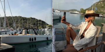 SEREN SERENGİL’İN GÖCEK’TEKİ TATİL POZLARI OLAY OLDU!