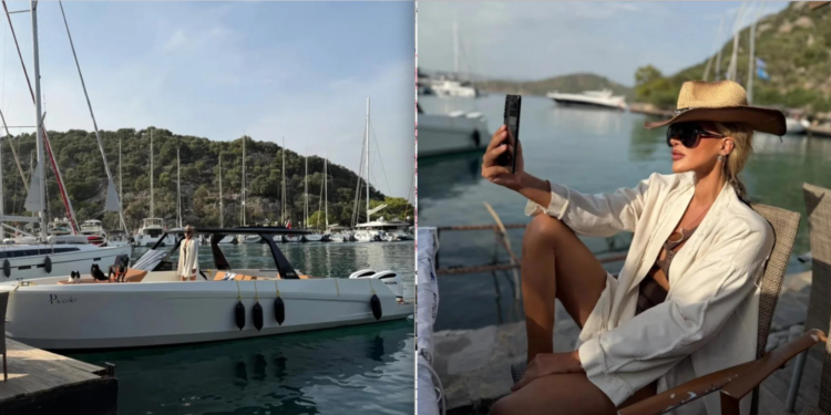 SEREN SERENGİL’İN GÖCEK’TEKİ TATİL POZLARI OLAY OLDU!
