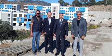 Bodrum’daki 400 Kapasiteli Yeni Yurt İnşaatına İnceleme Turu!