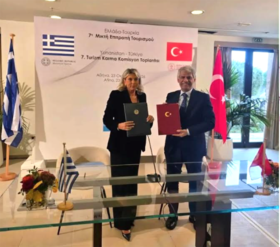 Yunanistan ve Türkiye Turizm Karma Komisyon Toplantısı imza töreni.
