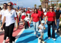 Turgutreis’te 29 Ekim Coşkusu: Uğur Okulları Öğrencileri Sokakları Kırmızı Beyaza Boyadı