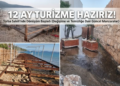 Torba Sahili'nde yürütülen kentsel dönüşüm ve temizlik çalışmaları kolajı.