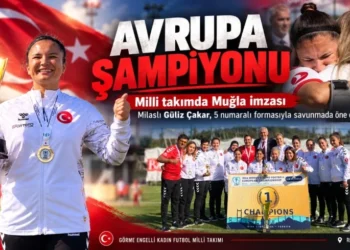 GÖRME ENGELLİ KADIN MİLLİ FUTBOL TAKIMINDA GÜLİZ ÇAKAR İLÇENİN GURURU OLDU