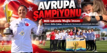 GÖRME ENGELLİ KADIN MİLLİ FUTBOL TAKIMINDA GÜLİZ ÇAKAR İLÇENİN GURURU OLDU