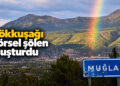Gökkuşağı Görsel Şölen Oluşturdu