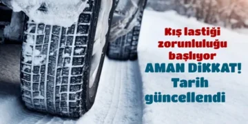 Kış Lastiği Zorunluluğu Erkene Çekildi: İşte Yeni Başlangıç Tarihi