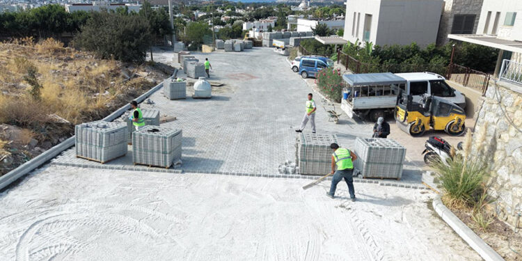 Parke Yol Çalışmaları Sürüyor