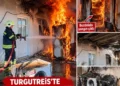 TURGUTREİS’TE BUZDOLABININ KABLOSU ARK YAPTI, YANGIN ÇIKTI