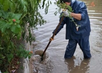 Marmaris’te Sağanak Yağış Etkili Oldu